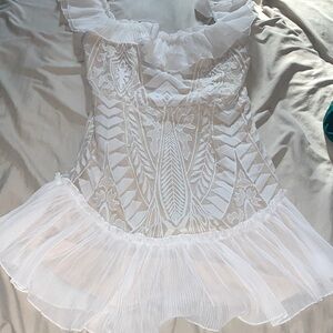 WHITE MINI DRESS ‼️